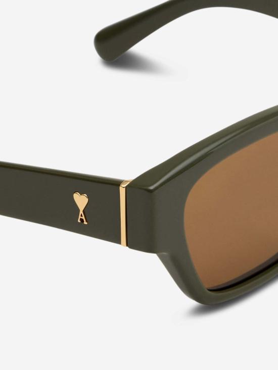 25SS 아미 선글라스 UGL509 AM0004AM0004 350KHAKI MILITARY GREEN - AMI