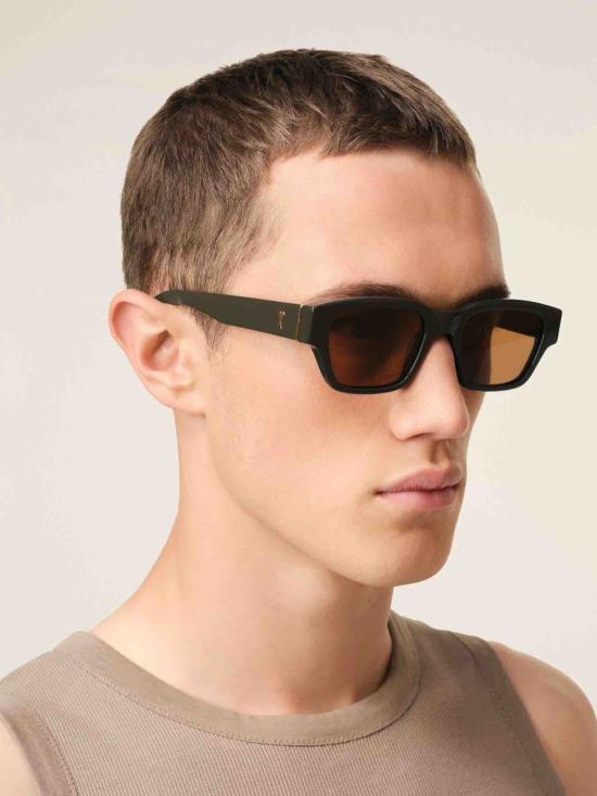 25SS 아미 선글라스 UGL509 AM0004AM0004 350KHAKI MILITARY GREEN - AMI