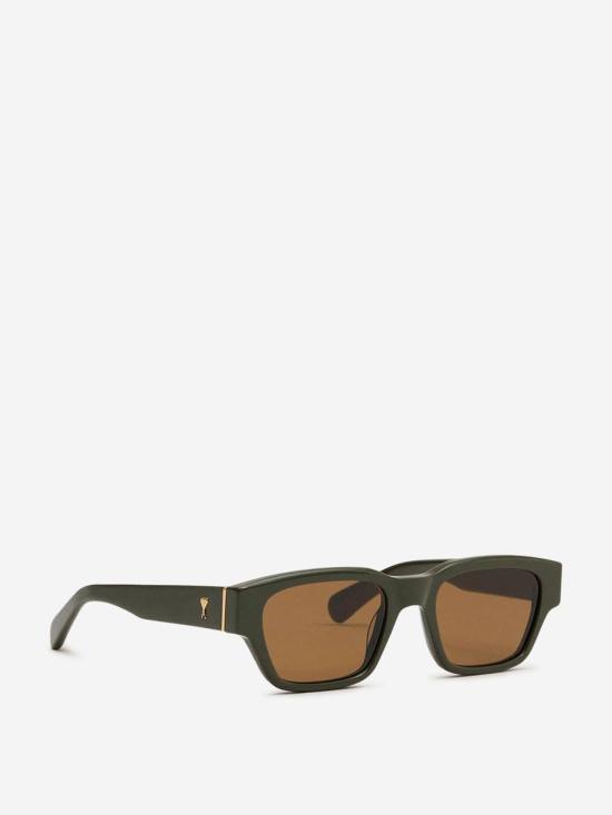 25SS 아미 선글라스 UGL509 AM0004AM0004 350KHAKI MILITARY GREEN - AMI
