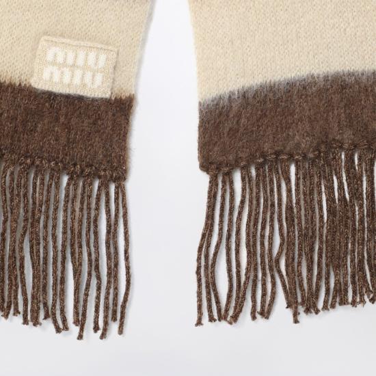 25SS 미우미우 머플러/스카프 5FS0942CVD Brown - MIU MIU