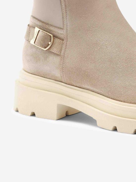 24FW 산토니 뮬/슬리퍼 WTEI71104GOMTHIO M45Lamb Beige - SANTONI