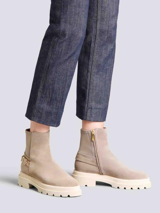 24FW 산토니 뮬/슬리퍼 WTEI71104GOMTHIO M45Lamb Beige - SANTONI