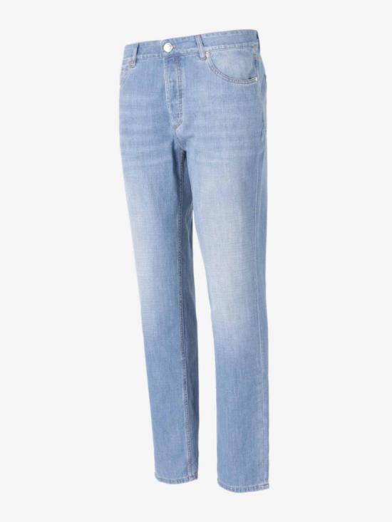 25SS 브루넬로 쿠치넬리 데님 팬츠 ME645D3210ME645D3210 C1470Denim Chiaro Old BLUE - BRUNELLO CUCINELLI