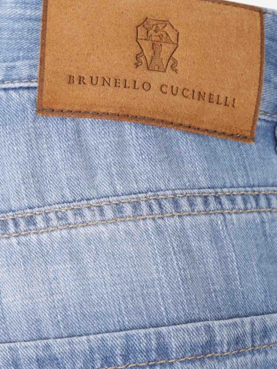 25SS 브루넬로 쿠치넬리 데님 팬츠 ME645D3210ME645D3210 C1470Denim Chiaro Old BLUE - BRUNELLO CUCINELLI