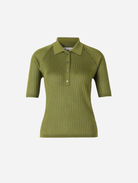 25SS 아크네 스튜디오 긴팔 티셔츠 FN WN KNIT000845A60581 AB8GREEN