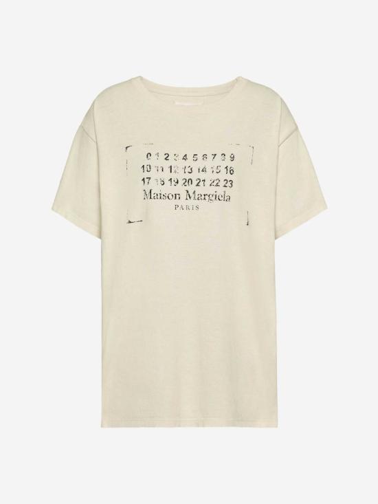 25SS 마르지엘라 반팔 티셔츠 S51GC0534S24575S24575 103 Beige