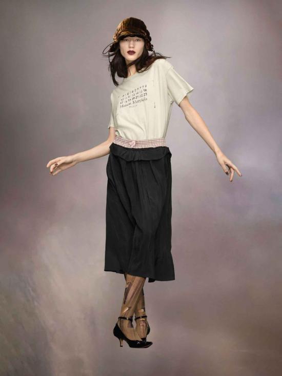 25SS 마르지엘라 반팔 티셔츠 S51GC0534S24575S24575 103 Beige - MAISON MARGIELA