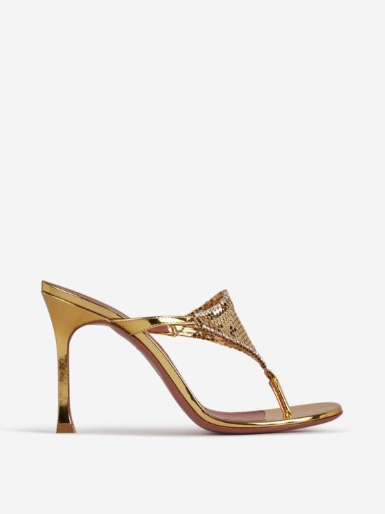 24FW 아미나 무아디 힐/펌프스 11S352384CAMMIRROR GoldGold GOLD