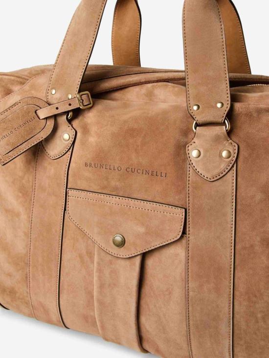 25SS 브루넬로 쿠치넬리 더플백 MBWTU394MBWTU394 C2683Biscotto Brown - BRUNELLO CUCINELLI