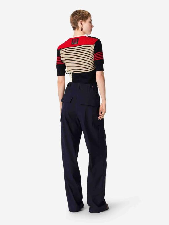 25SS 보테가베네타 스트레이트 팬츠 814214V4XP0V4XP0 4246Midnight Blue MIDNIGHT BLUE - BOTTEGA VENETA