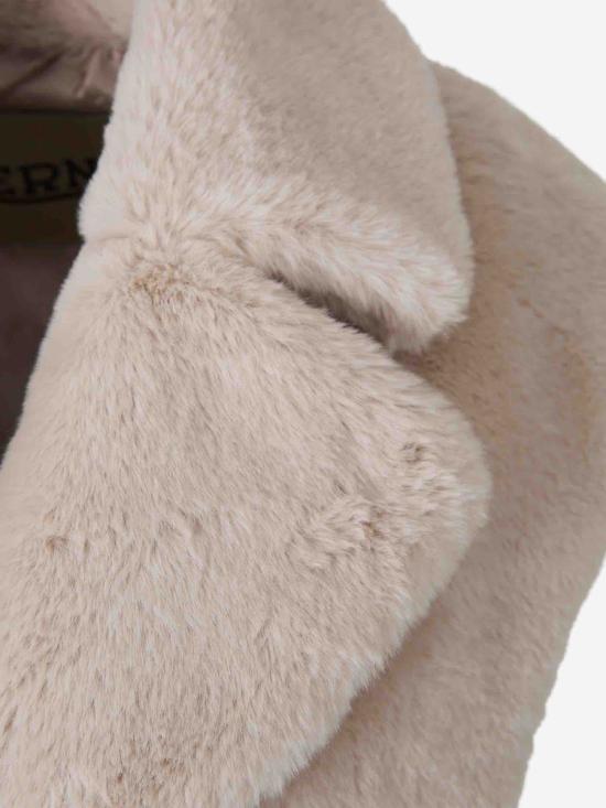 25FW 에르노 베스트 GC000458D12422soft faux fur 1985 LIGHT GREY - HERNO