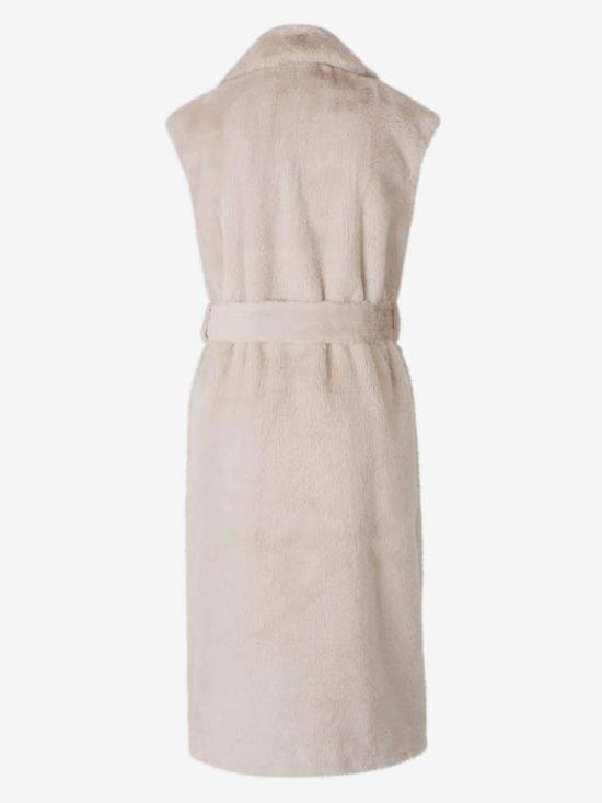 25FW 에르노 베스트 GC000458D12422soft faux fur 1985 LIGHT GREY - HERNO