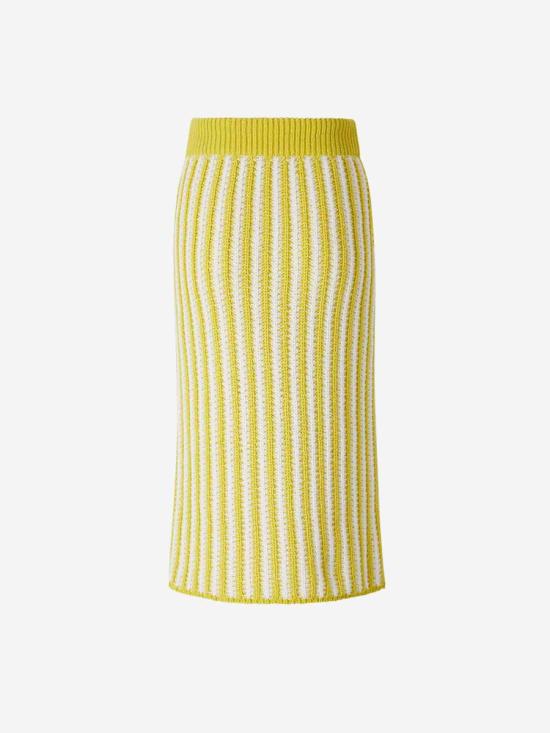 25SS 파비아나 필리피 미디 스커트 GND265F419L244 VR2Cedro LIMA GREEN - FABIANA FILIPPI