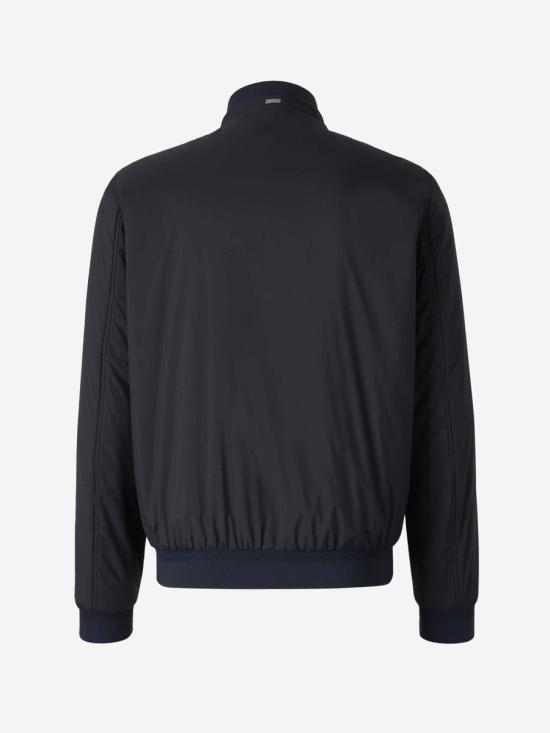 25SS 에르노 에코에이지 하이 카라 봄버 자켓 GI000414U12456Z12456Z 9200AZUL Black - HERNO