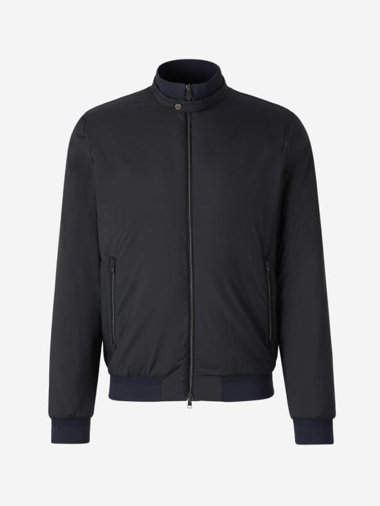 25SS 에르노 에코에이지 하이 카라 봄버 자켓 GI000414U12456Z12456Z 9200AZUL Black