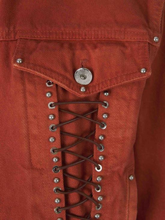 24FW 파코라반 자켓 24ACVE176CO0526DENIM REGEN WHITE V219BROWN Orange - PACO RABANNE