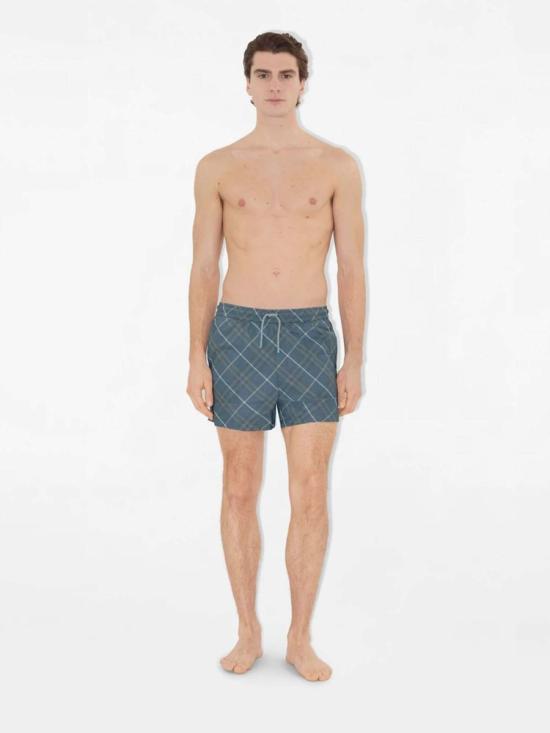 25SS 버버리 스윔팬츠 81091608109160 A8390Pewter IP Check NAVY BLUE - BURBERRY