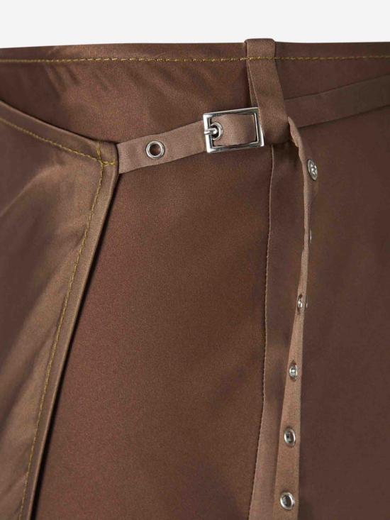 25SS 아크네 스튜디오 의류 FN WN SKIR000804AF0509 DP3GOLDEN BROWN - ACNE STUDIOS