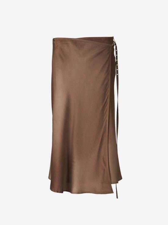 25SS 아크네 스튜디오 의류 FN WN SKIR000804AF0509 DP3GOLDEN BROWN