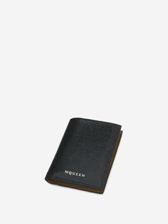 25SS 알렉산더 맥퀸 남성지갑 8151681AAUH1AAUH 9769BLACK Black - ALEXANDER MCQUEEN