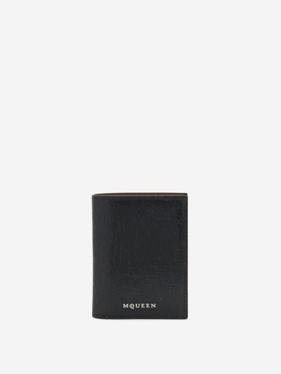 25SS 알렉산더 맥퀸 남성지갑 8151681AAUH1AAUH 9769BLACK Black