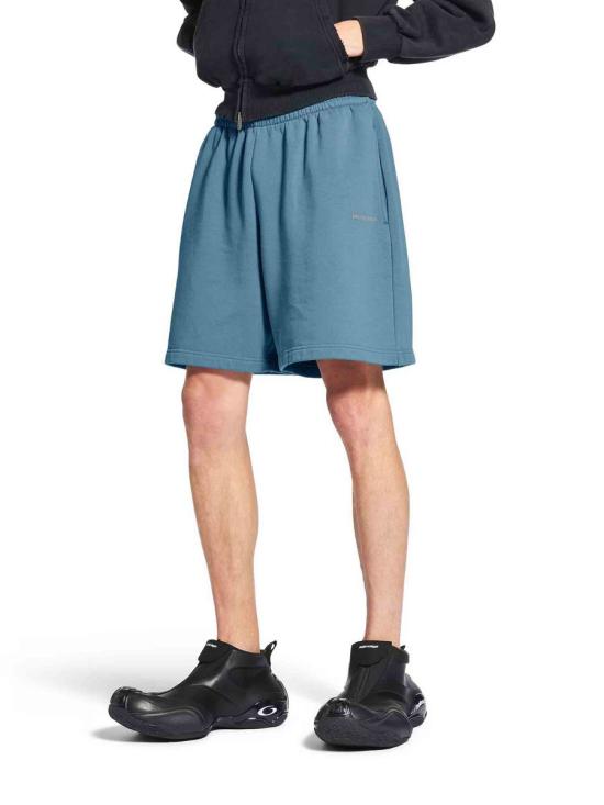 25SS 발렌시아가 숏팬츠 826385TSVG6TSVG6 1463Grey Blue BLUE - BALENCIAGA