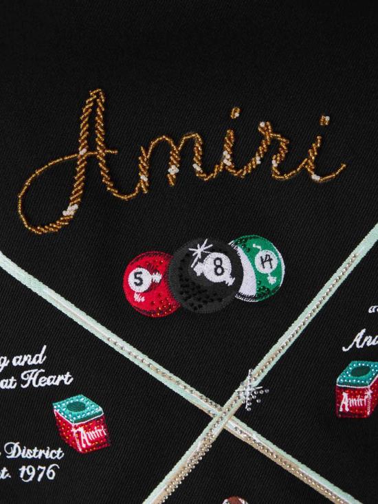 25SS 아미리 봄버 자켓 AMOUBN1058WOOL BlackBlack - AMIRI