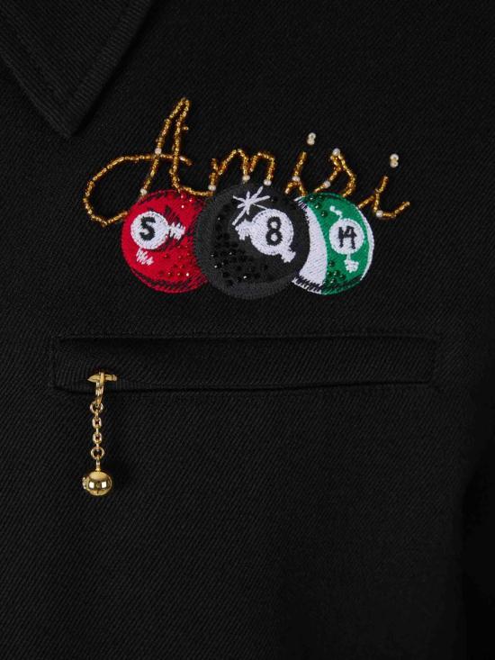 25SS 아미리 봄버 자켓 AMOUBN1058WOOL BlackBlack - AMIRI