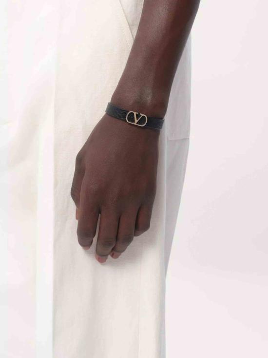 25SS 발렌티노 가라바니 주얼리 6Y2J0S49BAXVIT STAMPA ALCE ORO LOGO NERO0NO Black - VALENTINO GARAVANI