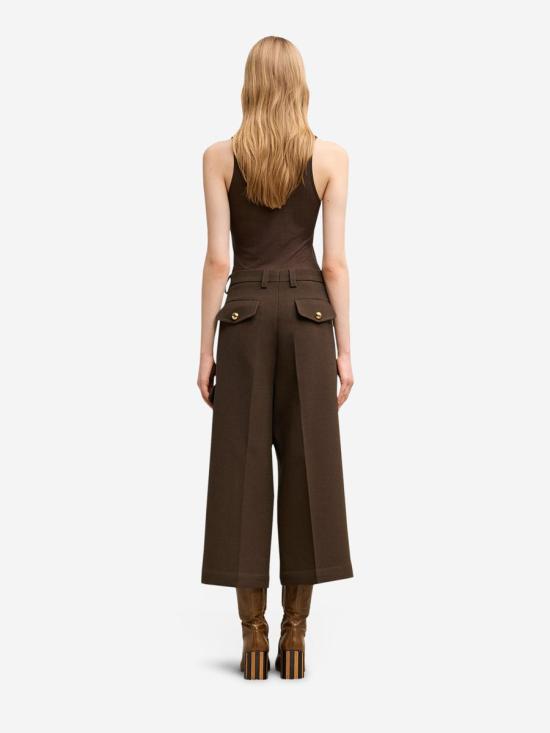 24FW 아미 숏팬츠 FSO423 WV0051100 VIRGIN WOO 221DARK COFFEE Brown - AMI