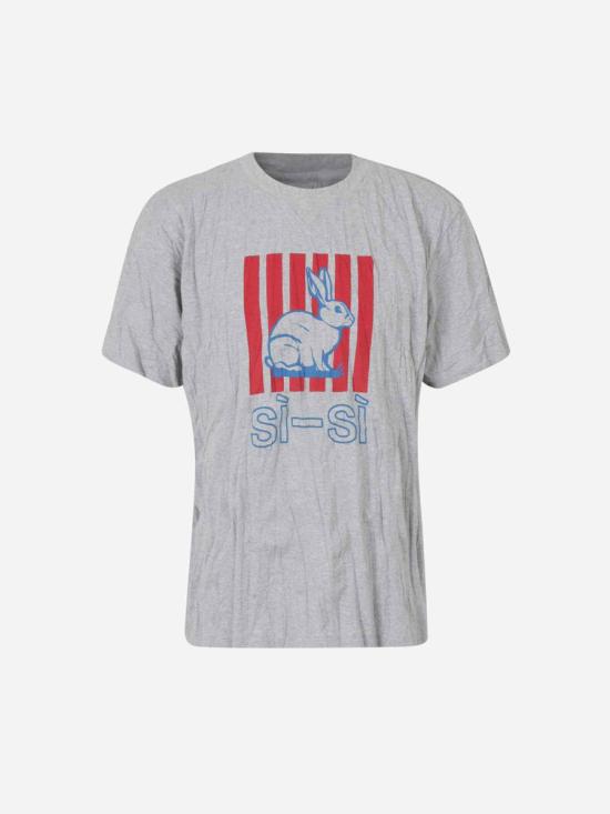 25SS 보테가베네타 반팔 티셔츠 833132V5K50 1367LIGHT GREY MELANGE Grey