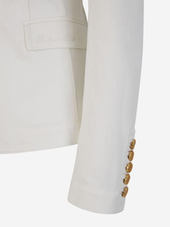  발망 아우터 CF1SG170DB69100 CO 0FA0FABLANC WHITE - BALMAIN