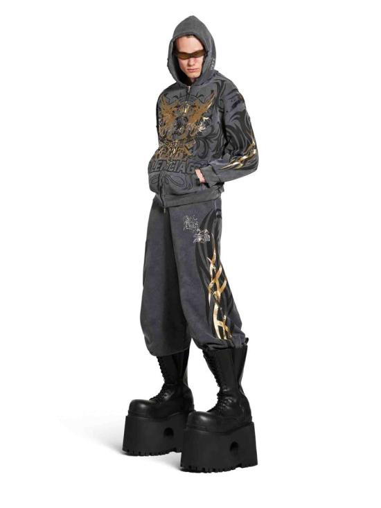 25SS 발렌시아가 숏팬츠 806207TRVR6TRVR6 1048Super Faded Black - BALENCIAGA