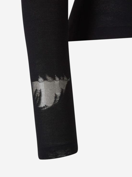 24FW 알렉산더 맥퀸 스웨터 798379 Q1BAVQ1BAV 1000BLACK Black - ALEXANDER MCQUEEN