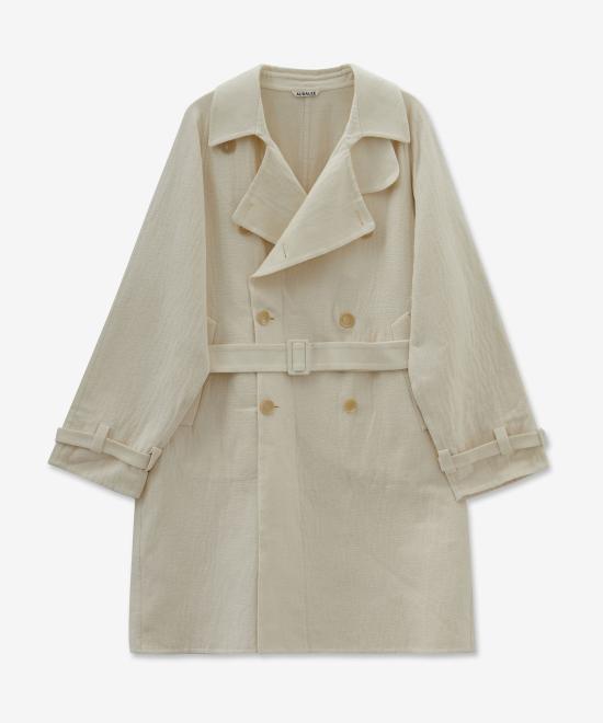  오라리 트렌치 코트 A23SC01MWIVWH DOM - AURALEE