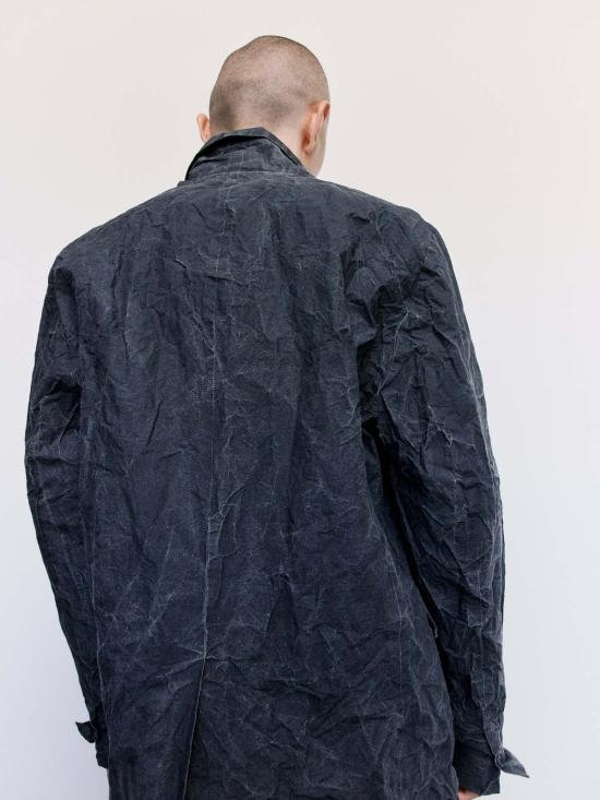  케이시 케이시 자켓 블랙 프린트 코튼 재킷 - CASEY CASEY