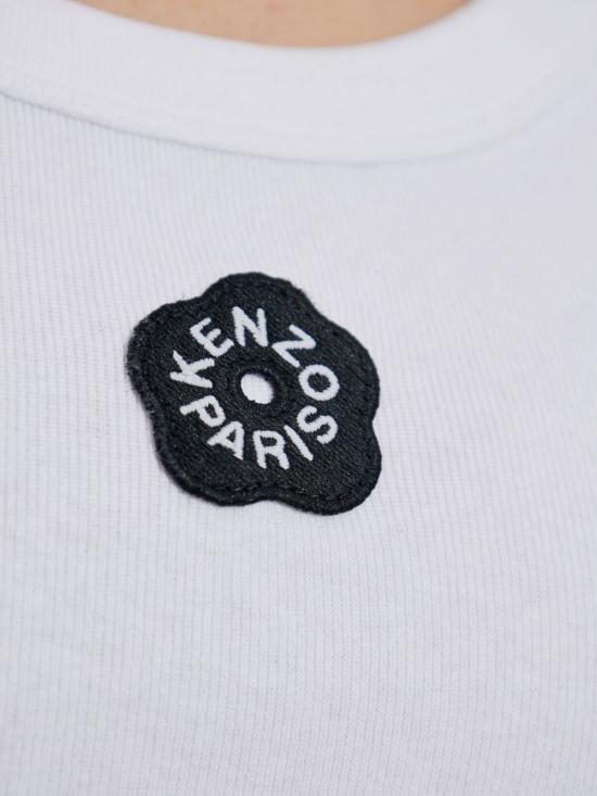 25SS 겐조 민소매 티셔츠 FF52TO738 4SJ01 White - KENZO