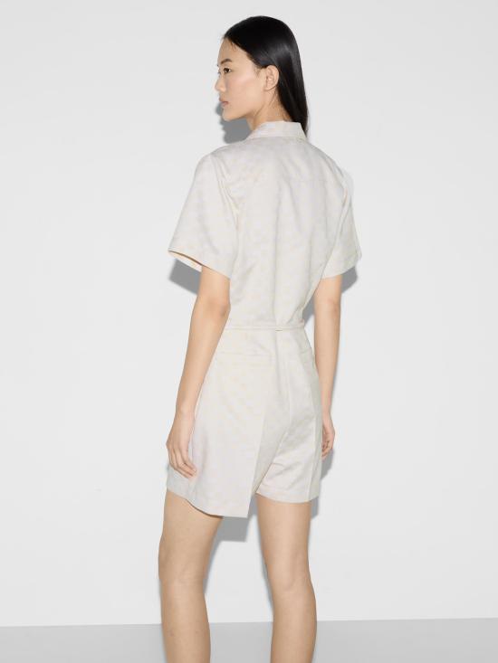 25SS 구찌 숏 원피스 818256Z8BYU 2304 White - GUCCI