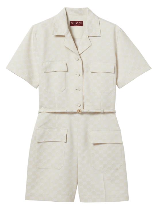 25SS 구찌 숏 원피스 818256Z8BYU 2304 White