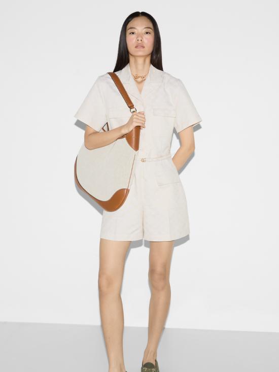 25SS 구찌 숏 원피스 818256Z8BYU 2304 White - GUCCI