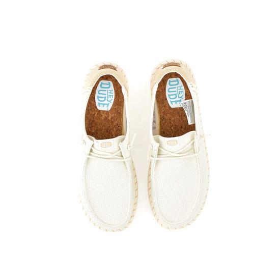 25SS 헤이두드 로퍼 HD43681 100 White - HEY DUDE