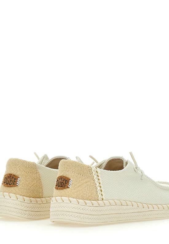 25SS 헤이두드 로퍼 HD43681 100 White - HEY DUDE