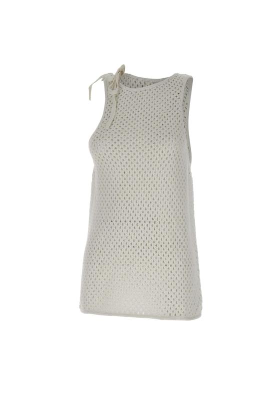 25SS 안드레아 아다모 민소매 티셔츠 464600 000 White