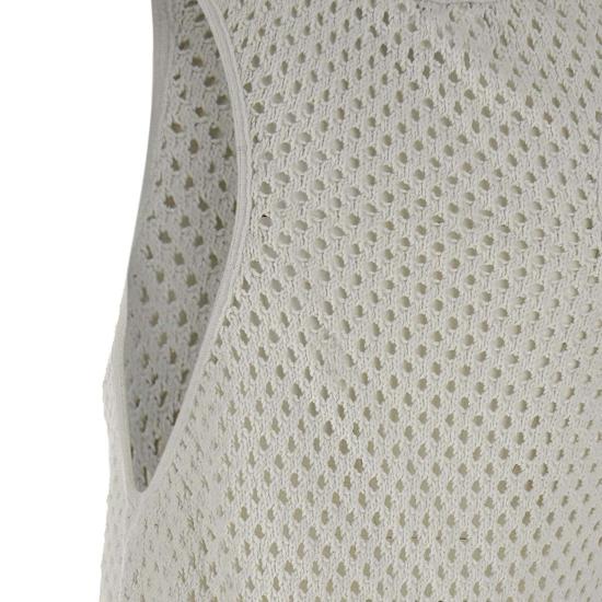 25SS 안드레아 아다모 민소매 티셔츠 464600 000 White - ANDREA ADAMO