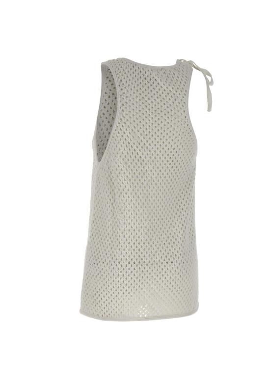 25SS 안드레아 아다모 민소매 티셔츠 464600 000 White - ANDREA ADAMO