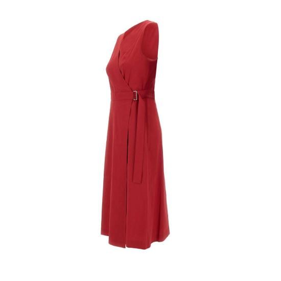 25SS 띠어리 미디 원피스 P0303606 N0F RED - THEORY