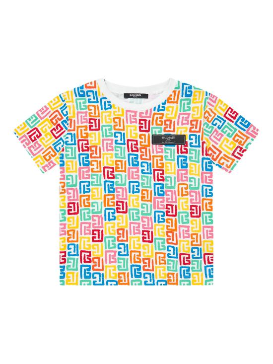 25SS [주니어] 발망 티셔츠 BW8Q81Z2856 100MC MultiColour