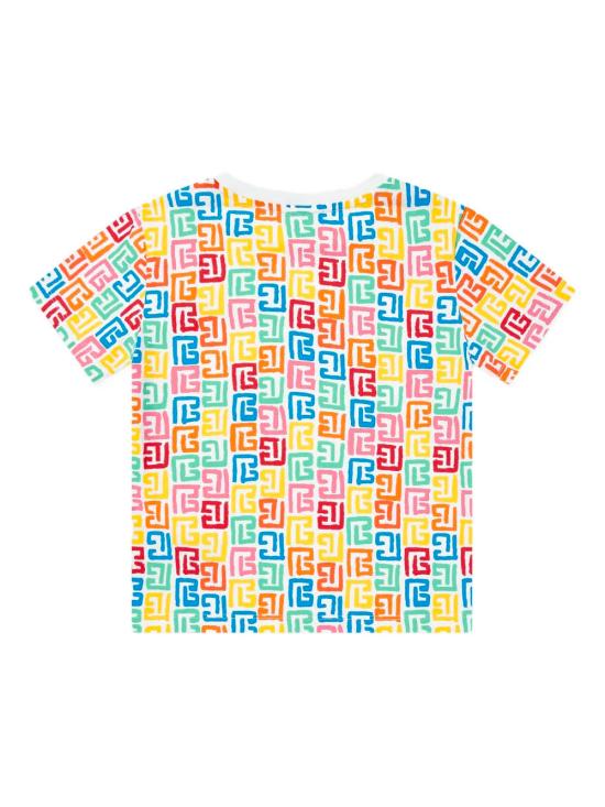 25SS [주니어] 발망 티셔츠 BW8Q81Z2856 100MC MultiColour - BALMAIN