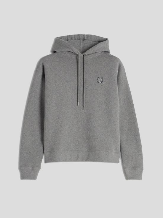 25SS 메종키츠네 후드 티셔츠 MW00704 KM0321H131 Mediumgreymelange