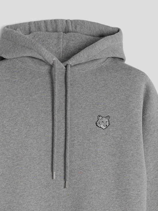 25SS 메종키츠네 후드 티셔츠 MW00704 KM0321H131 Mediumgreymelange - MAISON KITSUNE